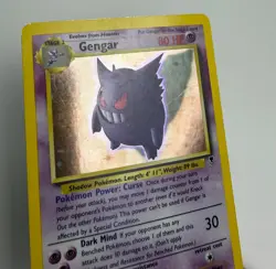 2002 WOTC POKEMON LEGENDARY COLLECTION GENGAR 11/110 HOLO FOIL RARE LP - Image 4