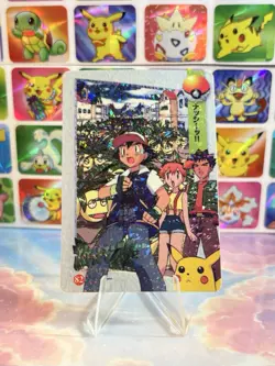 Pokemon Vintage Pocket Monsters Vending HOLO Prism Sticker 1998 Nintendo bandai - Image 4