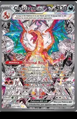 2023 Pokemon SV Obsidian Flames - OBF EN #223/197 Charizard ex - Image 1