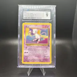MEW BLACK STAR PROMO #8 CGC 9 MINT POKEMON LEAGUE WOTC Year 2000 🔥 - Image 1