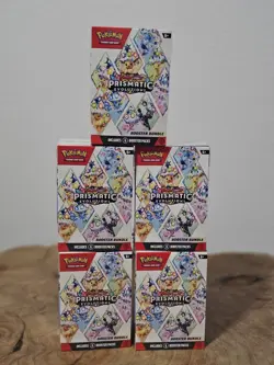 Pokemon TCG Prismatic Evolutions Booster Bundle New Factory Sealed X5 - Image 1