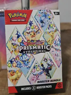Pokemon TCG Prismatic Evolutions Booster Bundle New Factory Sealed X5 - Image 3