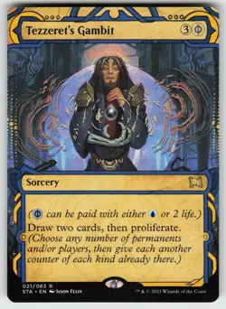 Tezzeret's Gambit R Strixhaven: Mystical Archives 21 MTG - Image 1