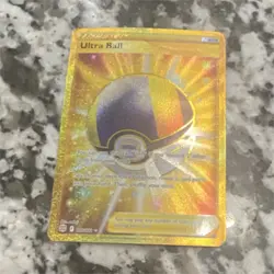 Pokemon Ultra Ball Secret Rare Full Art Holo Trainer 186/172 Brilliant Stars - Image 1