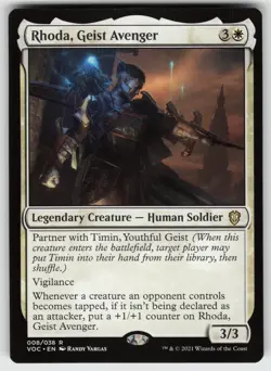 Rhoda, Geist Avenger R Commander: Innistrad: Crimson Vow 8 MTG - Image 1