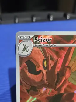 Scizor 205/197 Obsidian Flames Holo Full Art Pokemon TCG NM/M - Image 2