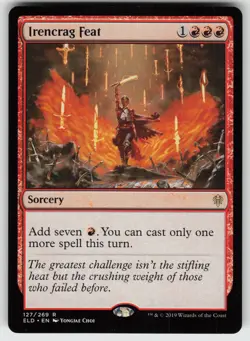 Irencrag Feat R Throne of Eldraine 127 MTG - Image 1