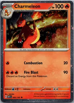 Charmeleon - (Cosmos Holo) Promo Miscellaneous Cards & Products 005/165 NM - Image 1