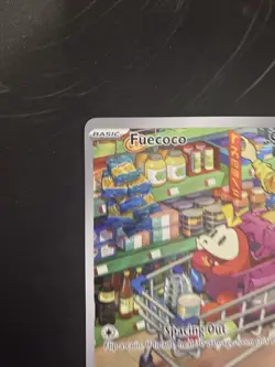 VERY OC Fuecoco Illustration Rare Full Art Holo Paldea Evolved 201/193 Card - Image 2