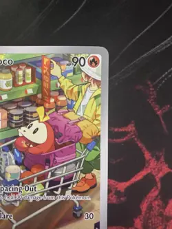 VERY OC Fuecoco Illustration Rare Full Art Holo Paldea Evolved 201/193 Card - Image 3
