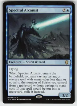 Spectral Arcanist R Commander: Innistrad: Crimson Vow 15 MTG - Image 1