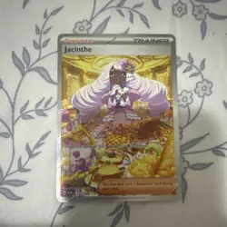 Pokemon Jacinthe Full Art Trainer-Supporter Holo Rare POR 122/088 Card - Image 3
