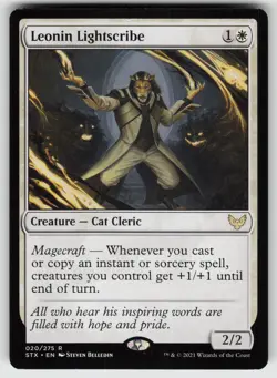Leonin Lightscribe R Strixhaven: School of Mages 20 MTG - Image 1