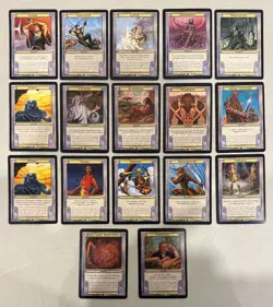 1997 WOTC MTG MAGIC THE GATHERING VANGUARD OVERSIZED CARDS LOT SLIVER QUEEN + - Image 1