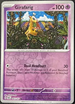 Girafarig 083/167 Sv06: Twilight Masquerade Reverse Holo - Pokemon Card - Image 1