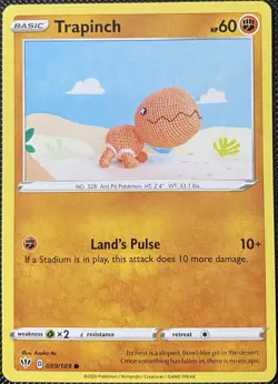 Trapinch 089/189 Swsh03: Darkness Ablaze Regular - Pokemon Card - Image 1