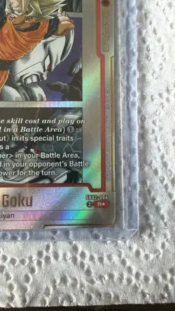 Bandai Dragon Ball Super SB02 SB02-004 Son Goku Rare Holo Evolve Battle Card - Image 4