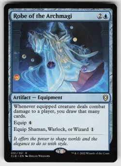 Robe of the Archmagi R Commander Legends: Battle for Baldur's Gate 91 MTG - Image 1