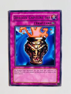 YU-GI-OH! DRAGON CAPTURE JAR LOB-045 RARE FOIL NM CARD - Image 1