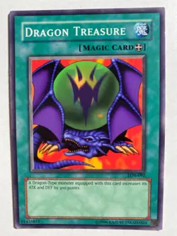 YU-GI-OH! DRAGON TREASURE LOB-092 (1996) NM CARD - Image 1