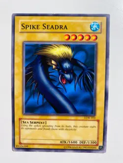 YU-GI-OH! SPIKE SEADRA LOB-103 (1996) NM CARD - Image 1