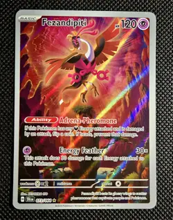 Pokemon TCG Fezandipiti 073/064 Shrouded Fable Illustration Rare, Full Art - Image 1