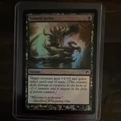 Magic: The Gathering Tainted Strike Black Instant foil - Image 1