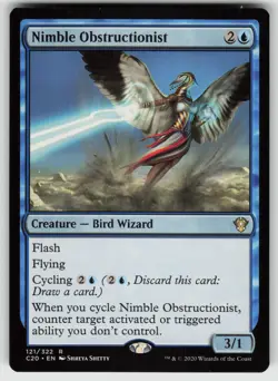 Nimble Obstructionist R Commander 2020 121 MTG - Image 1