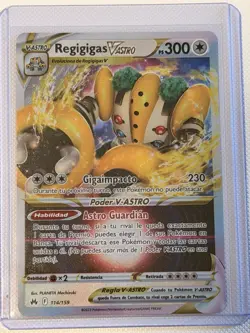 Regigigas Vstar 114/159 Crown Zenith Ultra Rare Holo Card Pokemon NM Spanish - Image 1