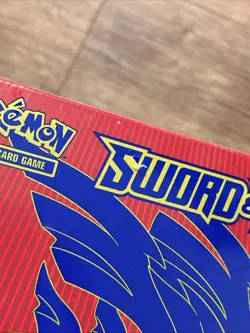 Pokemon TCG Sealed Sword and Shield Base Set ETB Elite Trainer Box Zacian Ripped - Image 3
