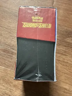 Pokemon TCG Sealed Sword and Shield Base Set ETB Elite Trainer Box Zacian Ripped - Image 4