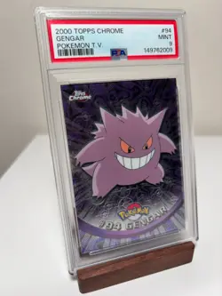 Gengar #94 Pokemon 2000 Topps Chrome PSA 9 - Image 1
