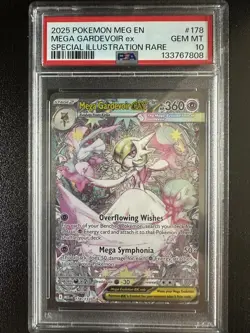 PSA 10 Mega Gardevoir EX 178/132 MEG Evolution Special Illustration Rare POKEMON - Image 1