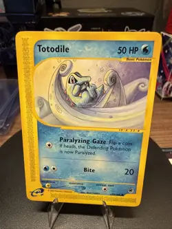 Pokemon TOTODILE 135/165 | NM Near Mint | Expedition | 2002 - Image 1
