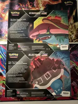 Pokemon TCG Blastoise and Venusaur VMAX Battle Box Set of 2 New Sealed Original - Image 2