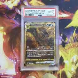 2022 POKEMON JPN VSTAR UNIVERSE UR FULL ART/ORIGIN FORME DIALGA VSTAR PSA 10 - Image 1