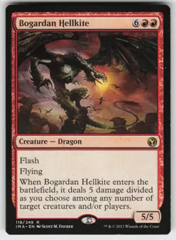 Bogardan Hellkite R Iconic Masters 118 MTG - Image 1