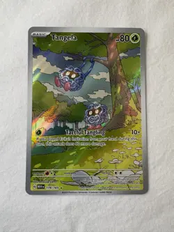 ENG Pokemon TCG – Tangela (178/165) ILLUSTRATION RARE NM/M Pack Fresh - Image 2