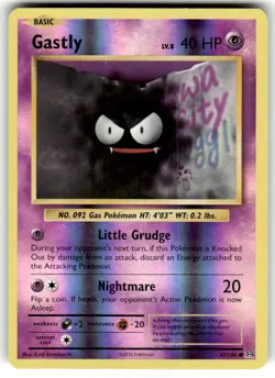 Gastly 47/108 Evolutions Pokemon Reverse Holo NM/VLP - Image 1