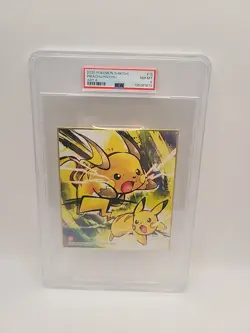 Graded 2020 Pokemon Shikishi ArtBoard - #15 Pikachu & Raichu - PSA 8NM-MT -... - Image 4