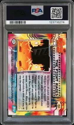 PSA 8 The Fight Rages #35 CHARIZARD - Topps Mewtwo Strikes Back - Image 2
