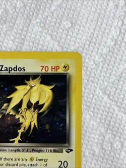 2000 Pokemon Gym Challenge Rocket’s Zapdos Holo 15/132 Free Shipping - Image 5