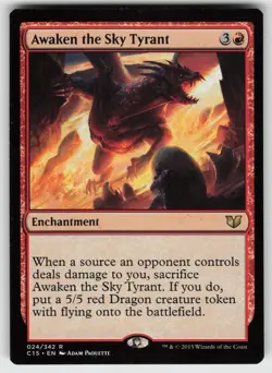 Awaken the Sky Tyrant R Commander 2015 24 MTG - Image 1