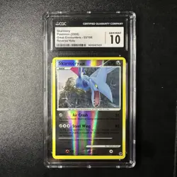 CGC 10 GEM MINT Pokemon Skarmory Great Encounters 53/106 Reverse Holo - Image 1