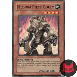 Yugioh Medium Piece Golem TDGS-EN007 Common LP - Image 1