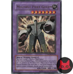 Yugioh Multiple Piece Golem TDGS-EN038 Ultra Rare LP - Image 1