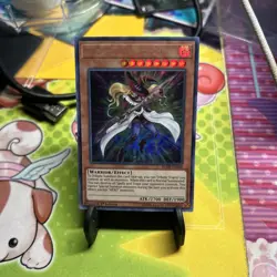 Yugioh Vision HERO Witch Raider BLHR-EN060 No Name Misprint Ultra Rare - Image 1