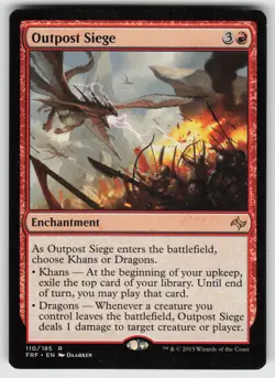 Outpost Siege R Fate Reforged 110 MTG - Image 1