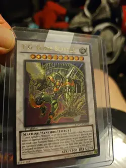 T.G. Blade Blaster EXVC-EN042 Unl. Edition Ultra Rare NM Condition Yu-Gi-Oh - Image 2