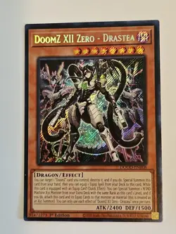 Yugioh! DoomZ XII Zero - Drastea DOOD-EN008 SECRET Doom of Dimensions - Image 1